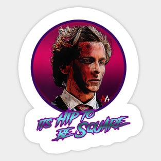 American psycho shirt 90s horror movie. Sticker